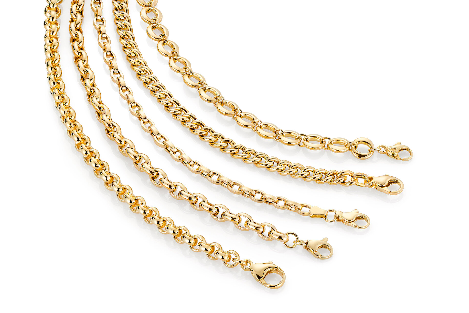 Moderne gullarmbånd