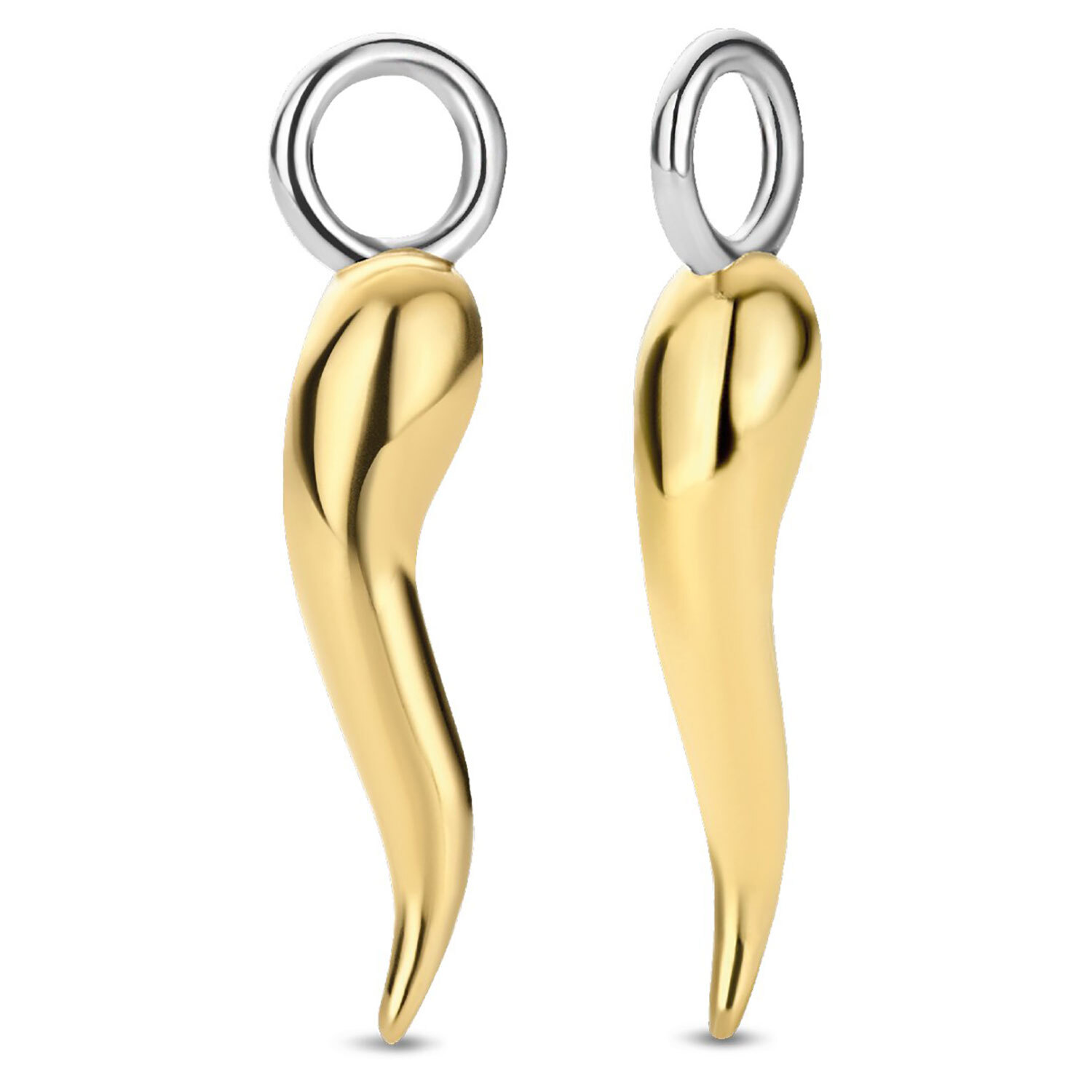 Ti Sento charms i sølv.