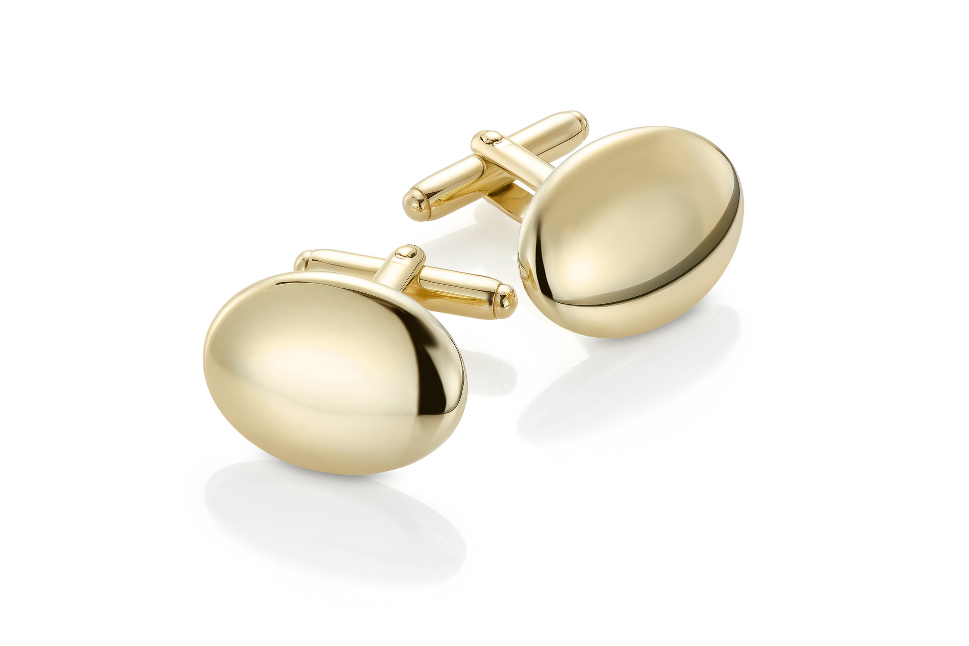 Haakonsen Herre mansjettknapper i gull.