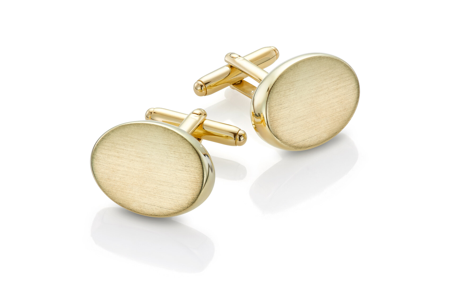 Haakonsen Herre mansjettknapper i gull.