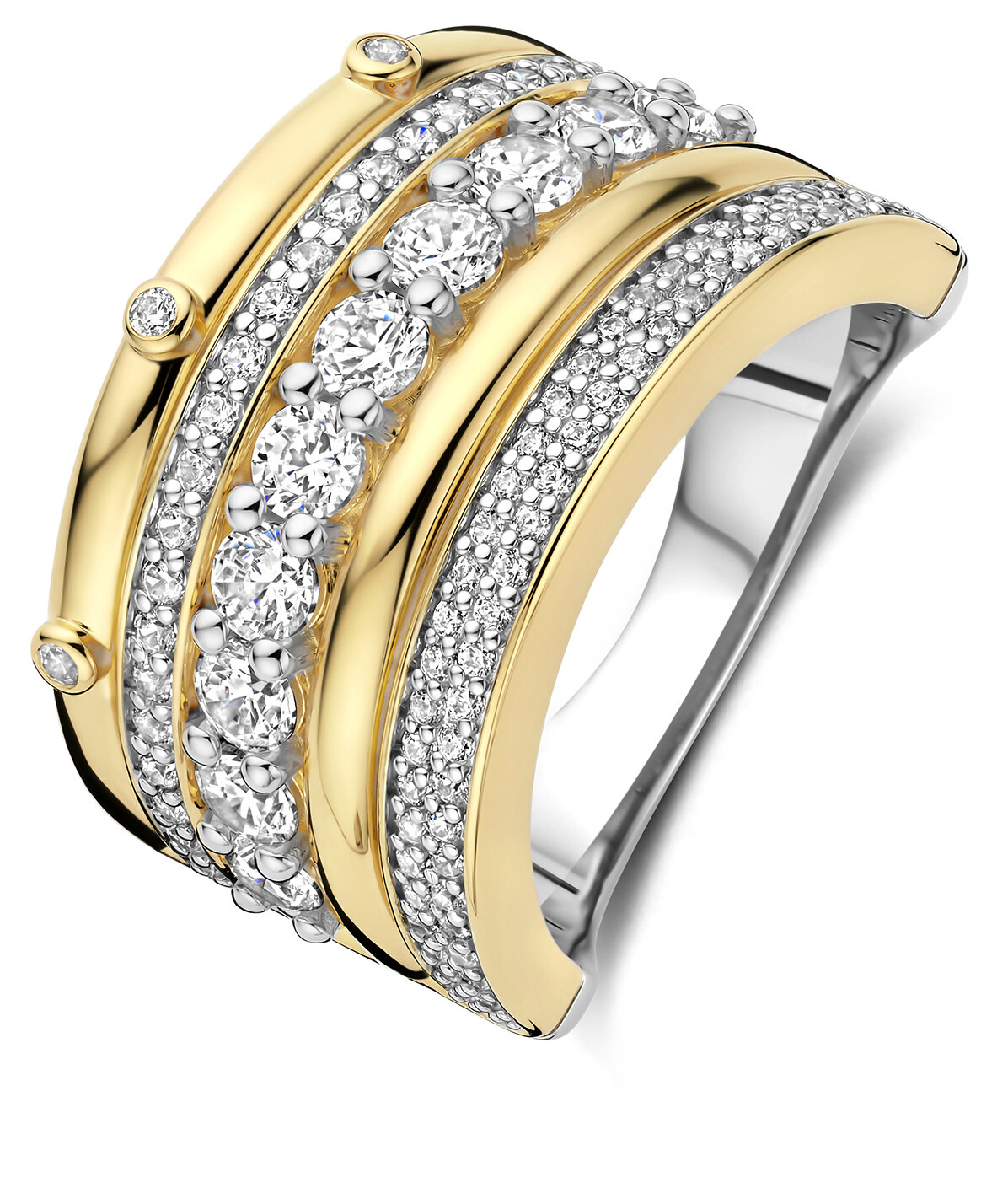 Ti Sento ring i sølv.